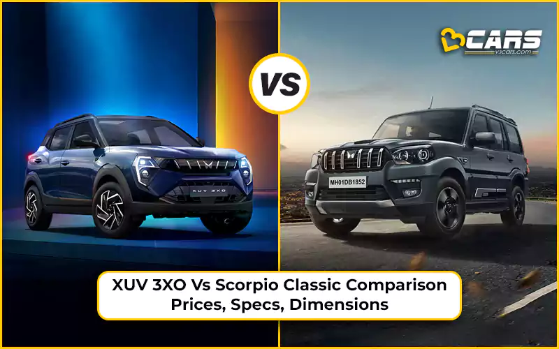 XUV 3XO Vs Scorpio Classic