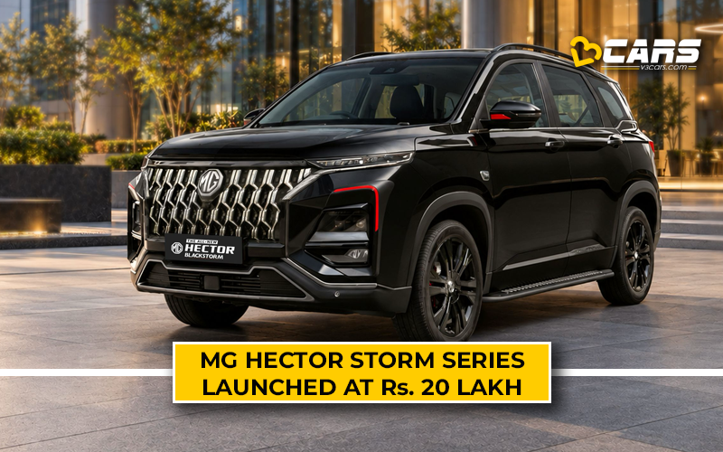 2026 MG Hector Storm Series Launched At Rs. 20 Lakh