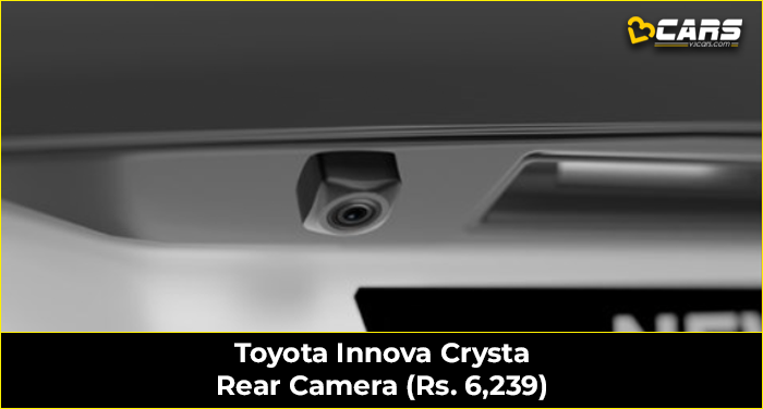 Toyota Innova Crysta Rear Camera (Rs. 6,239)