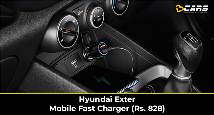 Hyundai Exter Mobile Fast Charger (Rs. 828)