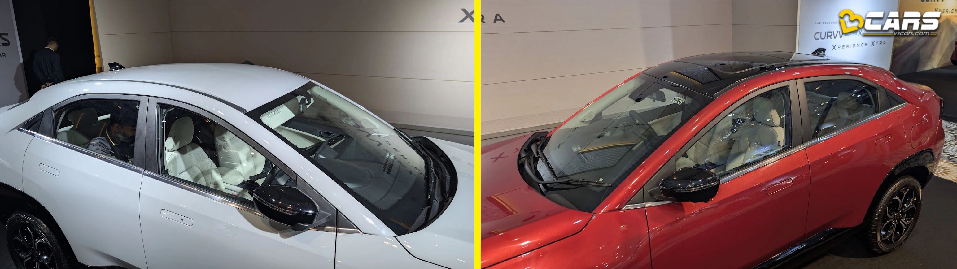 Tata Curvv Series X Pure X Plus Vs Creative X Plus Roof