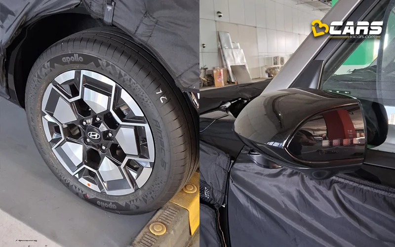 Hyundai Electric SUV Alloy Wheels And ORVMs