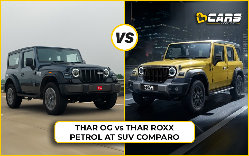 Thar OG LXT vs Thar Roxx MX3 Petrol Automatic Comparison