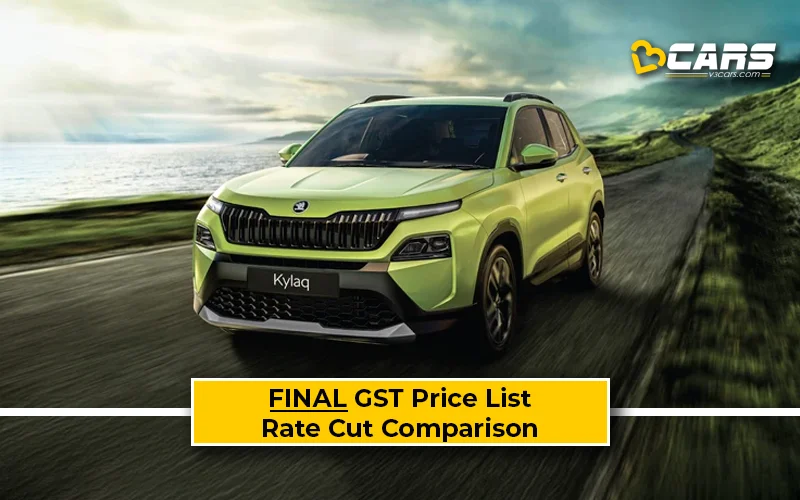 Final Skoda Kylaq Price List After GST Rate Cut (Confirmed)