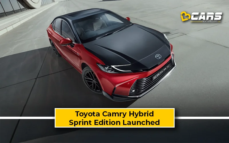 2025 Toyota Camry Hybrid Sprint Edition Launched In India