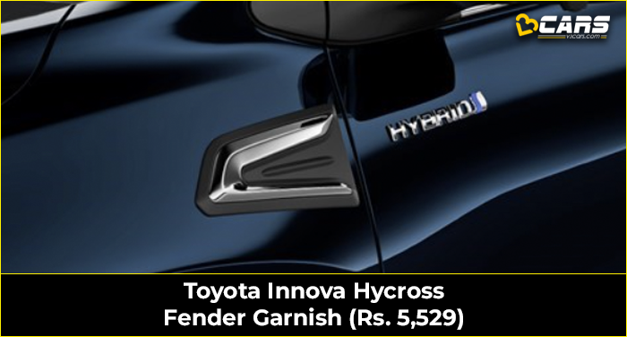 Innova hycross fender garnish