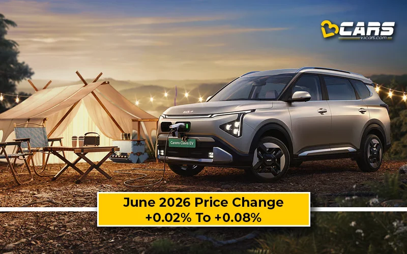 First Spot: Kia Carens Clavis EV 2026 June Price Change
