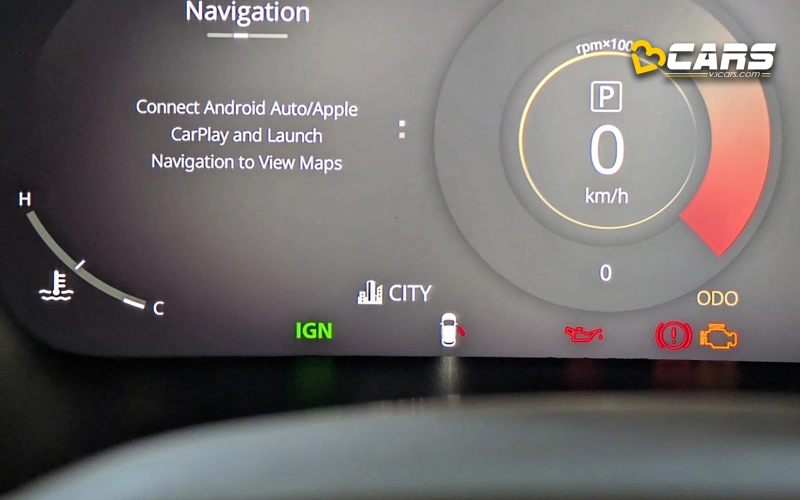 Tata Curvv Series X Navigation Display