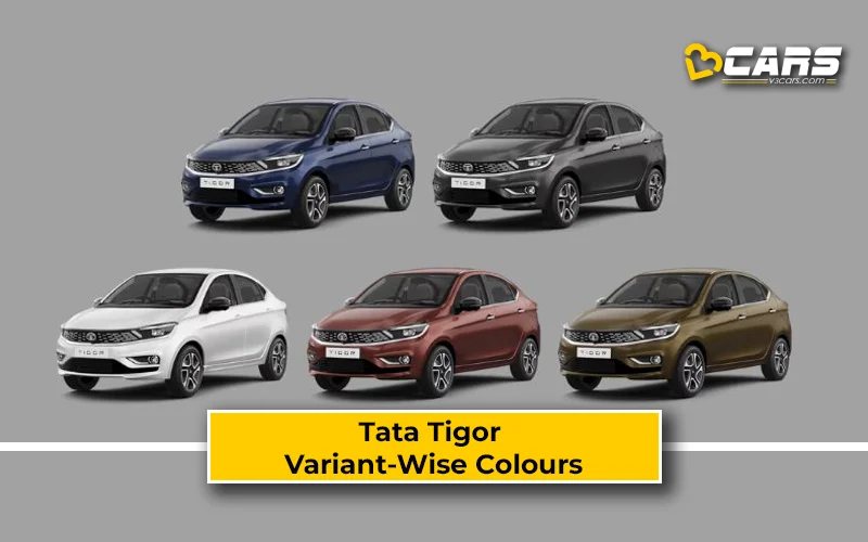 Tata Tigor Variant-Wise Colour Options