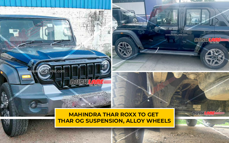 Mahindra Thar Roxx To Get DaVinci Suspension, New Alloys