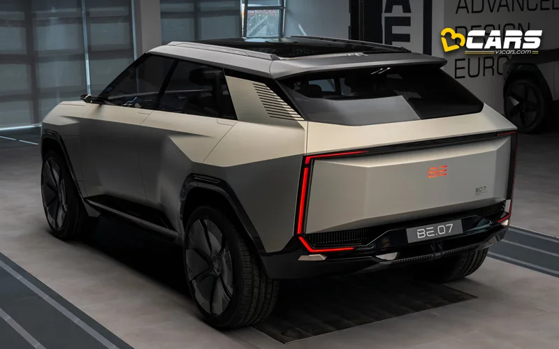Mahindra BE 7 Rear Quater Exterior Design