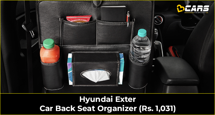 Hyundai Exter Car Back Seat Organizer (Rs. 1,031)