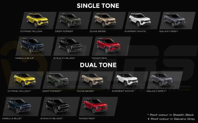8279192024 mahindra xuv 3xo colour options