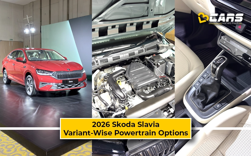 2026 Skoda Slavia Facelfit Variant-Wise Engine, Transmission Options