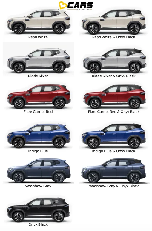 Nissan Tekton – All Exterior Colour Options
