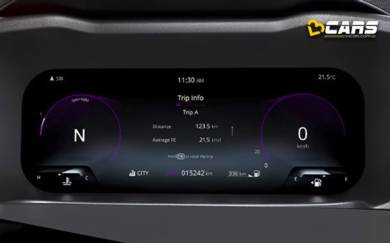 Larger, 10.25-inch LCD Instrument Cluster