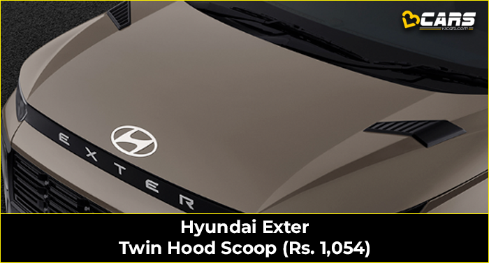 Hyundai Exter Twin Hood Scoop (Rs. 1,054)