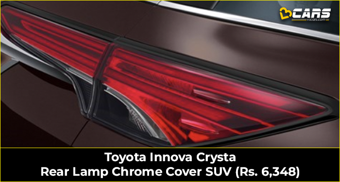 Toyota Innova Crysta Rear Lamp Chrome Cover SUV (Rs. 6,348)