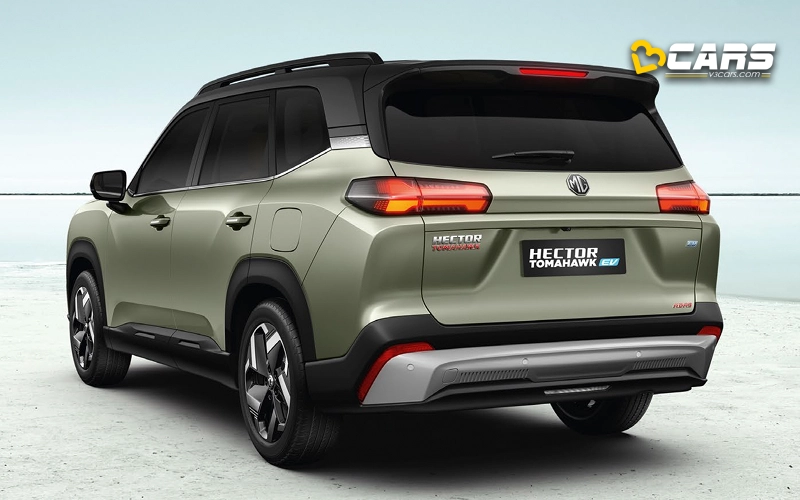 MG Hector Tomahawk EV Rear Exterior Design