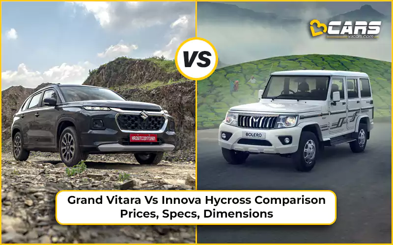 Grand Vitara Vs Bolero