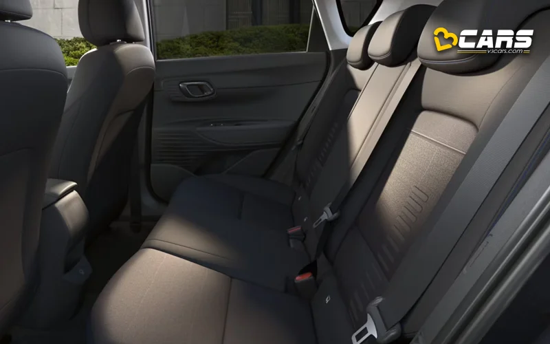 2026 Hyundai Bayon Rear Seat Design
