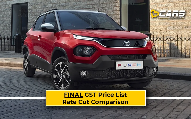 Final Tata Punch Price List After GST Rate Cut (Confirmed)