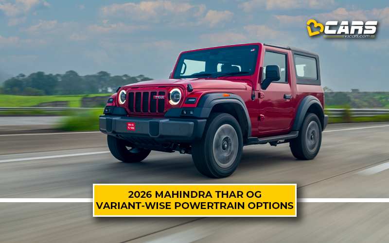 Mahindra Thar OG Variant-Wise Engine, Transmission Options