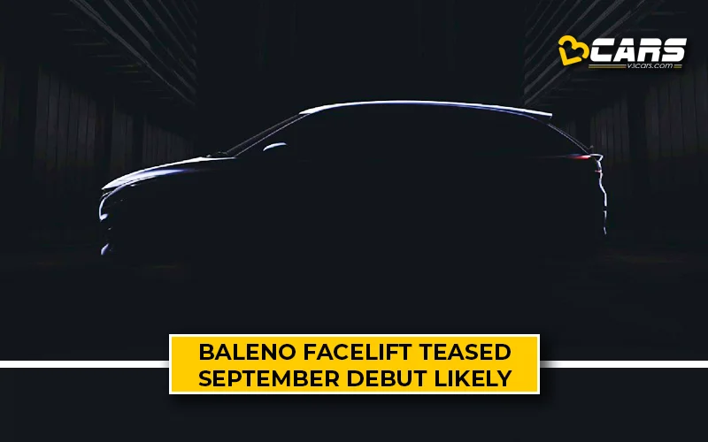 2026 Maruti Baleno Facelift Teased For September