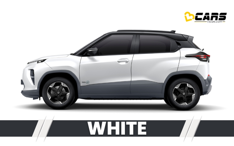 tata punch ev white colour