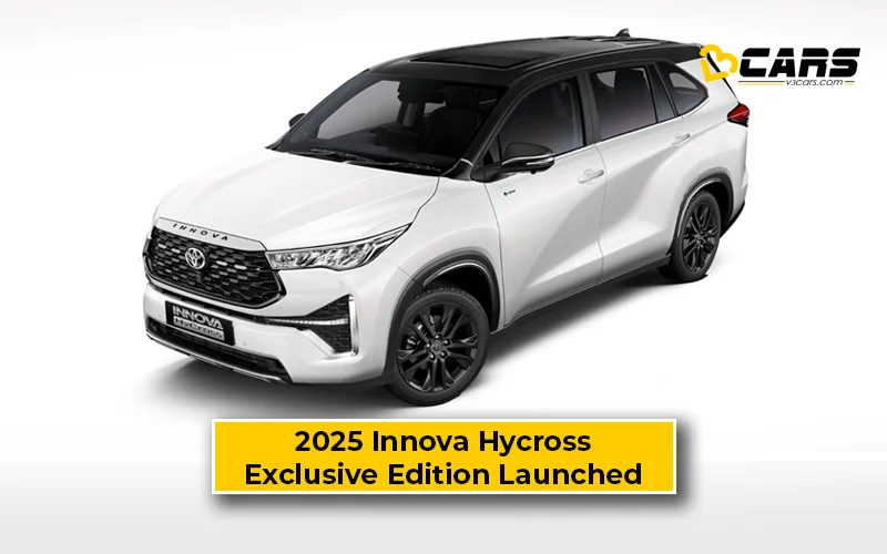 Toyota Launch 2025 Innova Hycross Exclusive Edition At Rs. 32.58 Lakh