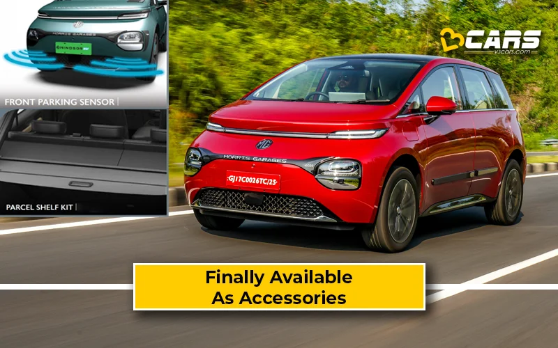 MG Windsor: Rear Parcel Shelf & Front Parking Sensors Now Available