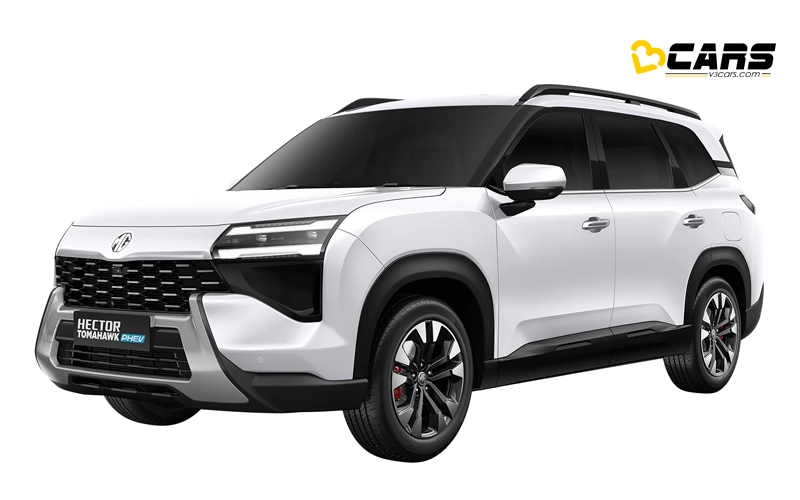 2026 MG Hector Tomahawk PHEV White Colour