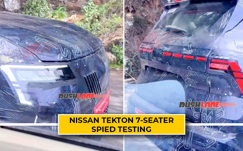 Nissan Tekton 7-Seater Spied With Longer Body, New Lighting Elements