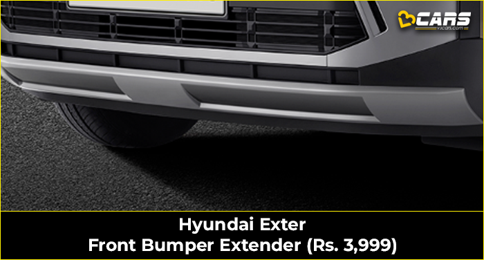 Hyundai Exter Front Bumper Extender (Rs. 3,999)