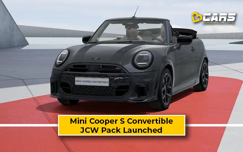 Mini Cooper S Convertible JCW Pack Launched At Rs. 61.50 Lakh