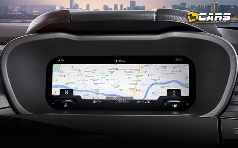 10.25-Inch Digital Driver’s Display With In-Built Navigation