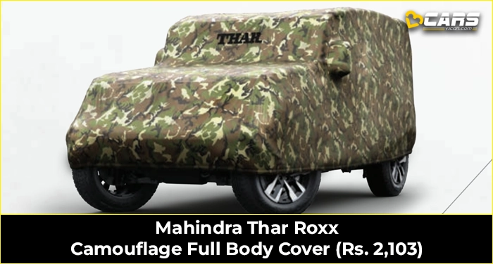 Mahindra Thar Roxx Camouflage Full Body Cover