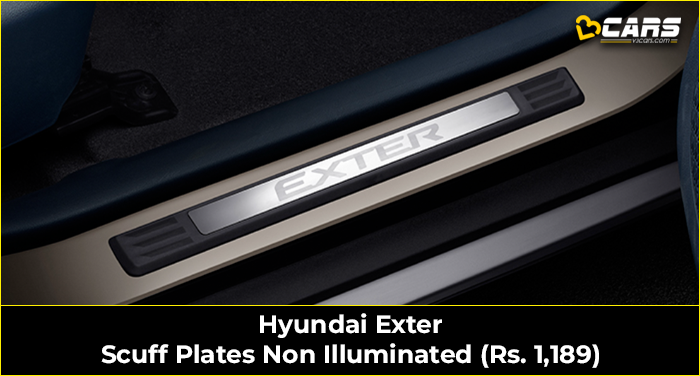 Hyundai Exter Scuff Plates Non Illuminated (Rs. 1,189)