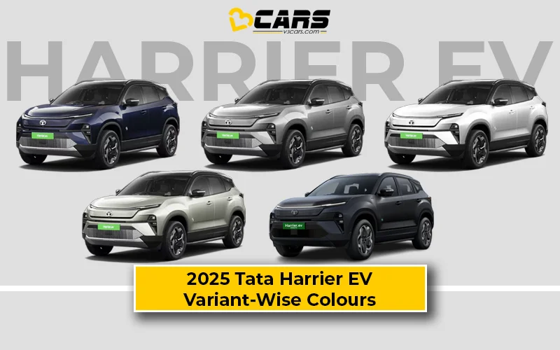 2025 Tata Harrier EV – All Exterior Colour Options (Variant-Wise)