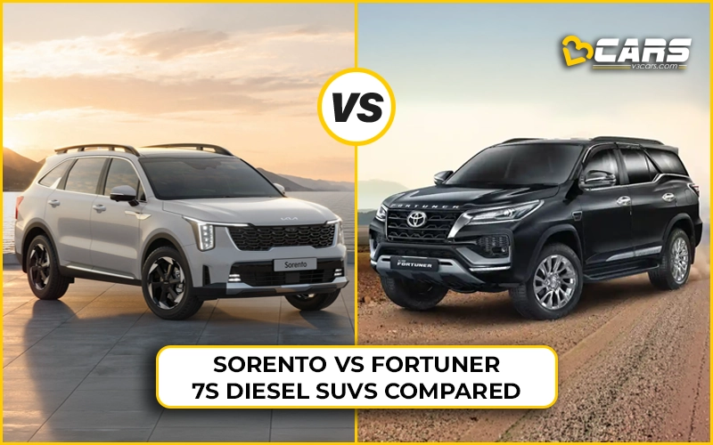 Kia Sorento Diesel Vs Toyota Fortuner Diesel Compared