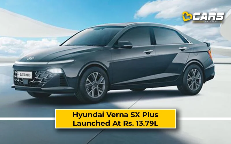 2025 Hyundai Verna SX Plus Launched At Rs. 13.79 Lakh
