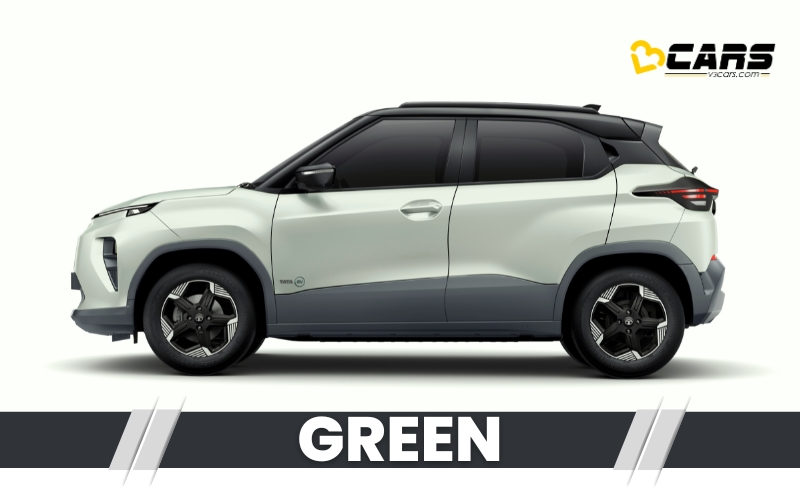 tata punch ev green colour