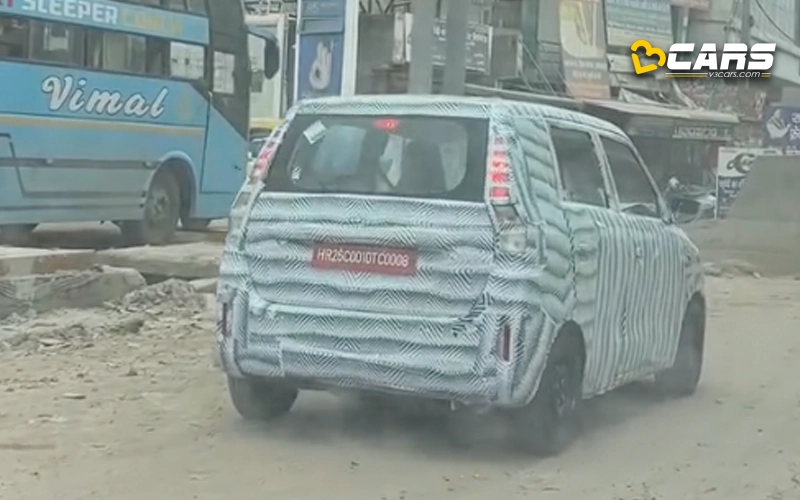 2026 Maruti WagonR Facelift Rear Quarter Exterior Design