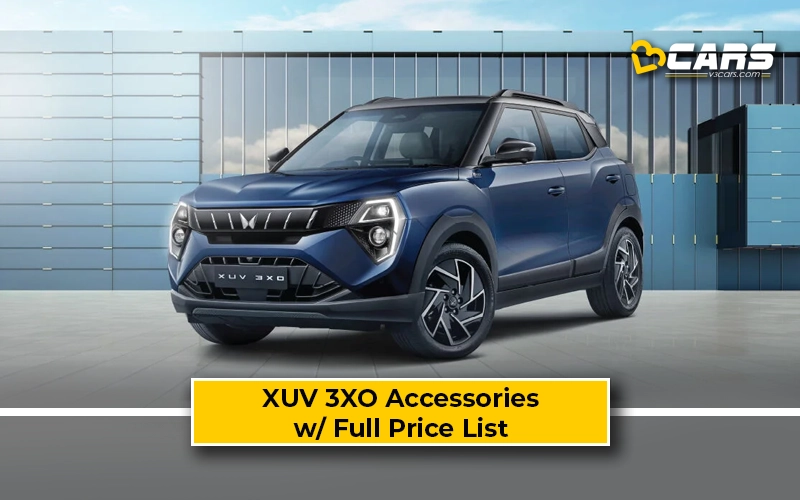 2026 Mahindra XUV 3XO Accessories Price List