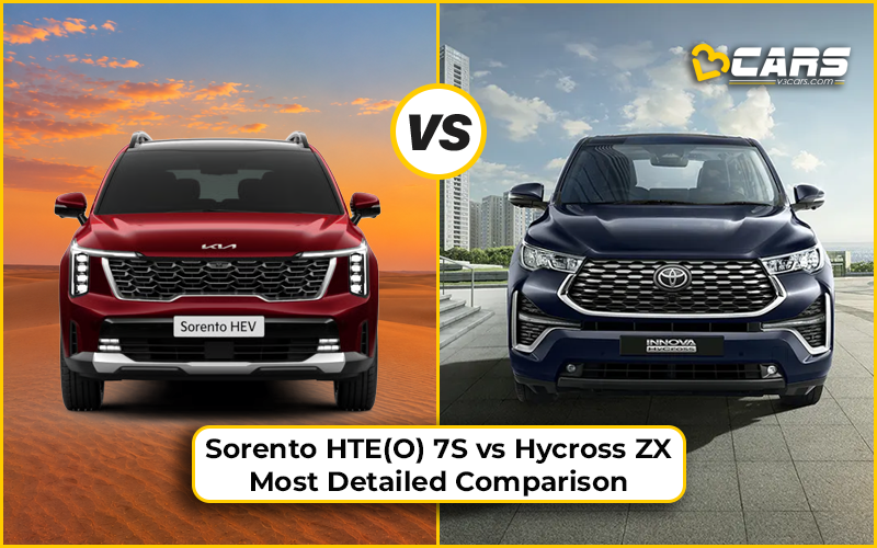 Kia Sorento HTE(O) 7S vs Toyota Innova Hycross ZX - Which To Buy?