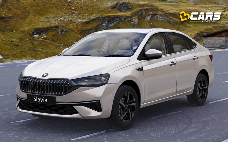 2026 Skoda Slavia Facelift Beige Colour