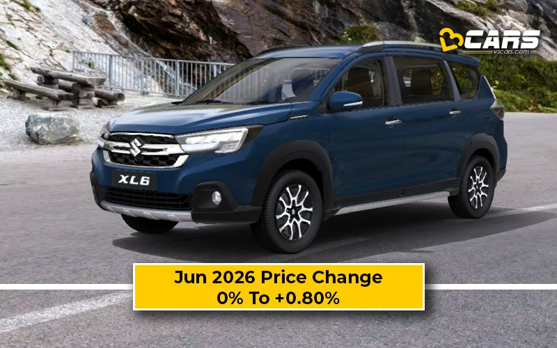 Maruti Suzuki XL6 2026 Jun Price Change — Hiked Up To 10k