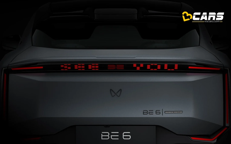 Mahindra BE 6 Sporteq Personalised Tailgate Messaging