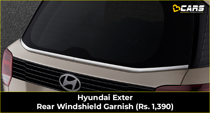 Hyundai Exter Rear Windshield Garnish (Rs. 1,390)