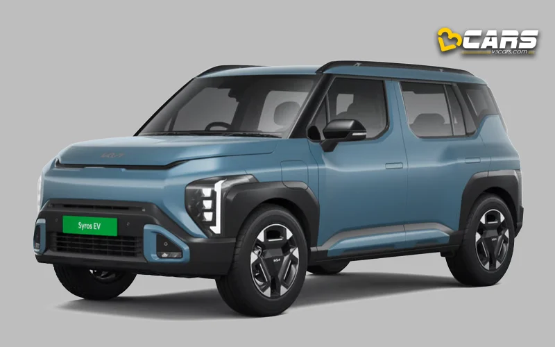 2026 Kia Syros EV Blue Colour
